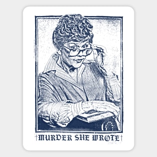 Murder She Wrote ∆∆ Vintage Look Original Design Magnet